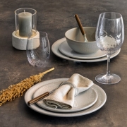 Assiette  dessert Melamine Amade base anti-drapante