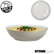 Assiette creuse Mlamine 20cm Amade base anti-drapante BRUNNER