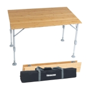 Table de camping Bambou Trigano 4 plis 100X60