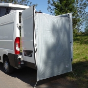 Brise vue porte arrire fourgon Ducato