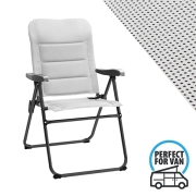 Fauteuil matelass alu Skye 3D Compact Gris BRUNNER