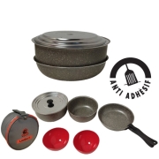 Popote alu LAVIJKA 18 cm 6 pièces