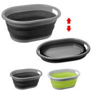 Bassine pliable en silicone avec poign�es Lotus Fold-Away 36 L BRUNNER