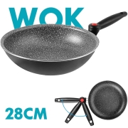 Poele aluminium Pirate Wok 28 cm Brunner