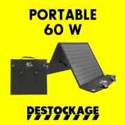 Panneau solaire pliant 60W MONOCRISTALLIN EZA