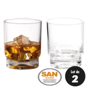 Lot de 2 verres  whisky KAPTIM 25cl