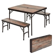 Table valise Trigano Premium 90x80cm et bancs