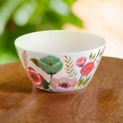 Bol  fleur mlamine 75 cl
