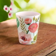Mug mlamine  fleur 35 cl
