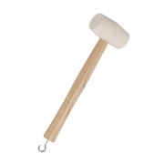 Maillet en caoutchouc blanc