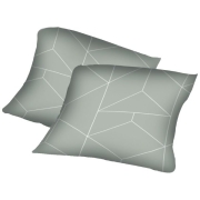 Lot de 2 taies d'oreiller PRISME