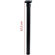 Pied de table Noir 67,5 cm