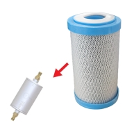 Cartouche filtrante Charbon actif 10 micron WM AQUATEC