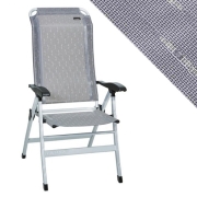Fauteuil inclinable alu dossier haut ECO Basalte TRIGANO