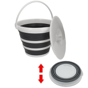 Seau pliable avec couvercle 10 L HABA
