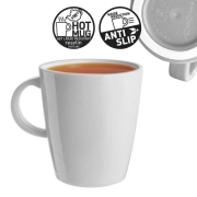 Hot Mug Resylin Dolomit gris clair 30cl anti-drapant BRUNNER