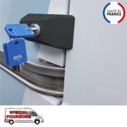 Verrou Fuyant IMC Portes Arrires ou Latrales Fourgon Noir