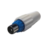 Fiche coaxiale mle 9,52 mm
