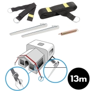 Kit sangle de fixation au sol pour auvent