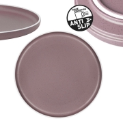 Assiette plate Mlamine 25cm DOLOMIT Rose