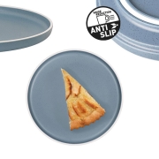 Assiette  dessert Mlamine 20cm DOLOMIT Bleue