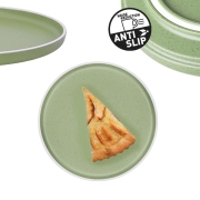 Assiette  dessert Mlamine 20cm DOLOMIT Verte