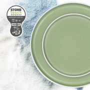 Assiette  dessert Melamine DOLOMIT Verte anti-drapante