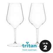 Lot de 2 verres  vin Tritan 47 cl