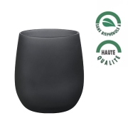 Lot de 2 verres  eau Satin noir Polycarbonate 35 cl