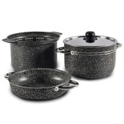 Popote alu Fast-A-Pasta 22 cm 4 pièces