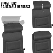 Fauteuil inclinable alu Aravel H2L BRUNNER