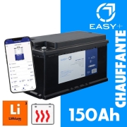 Batterie Lithium 12V EASY+ 150AH avec Chauffage