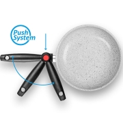 Poele aluminium Carezza Pan 26 cm Brunner