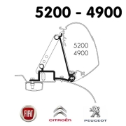 Adaptateur store THULE 4900 5200 Ducato avant 2006