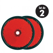 catadioptre rond diamtre 61mm rouge