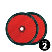 catadioptre rond diamtre 61mm rouge