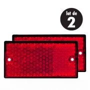 catadioptre rectangulaire 105x54mm rouge