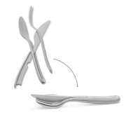 Lot 3 couverts empilables Silwy