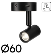 Spot 1 LED Felino 10-24V 1.31W avec interrupteur