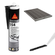 Colle Mastic surpuissante SIKAFLEX 554 Noir 300ML