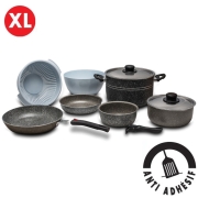 Popote alu XL Stonerock 10 pièces