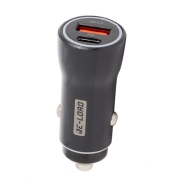 Prise allume-cigare double USB-A / USB-C 20W