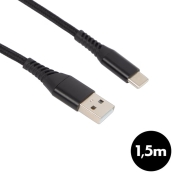 Cble de charge et transfert de donnes USB-A / USB-C 1,5m