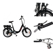 Vlo  assistance lectrique pliable 20'' 10.4Ah EZA Noir