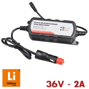 Chargeur universel de batterie de v�lo �lectrique 36V-2A EZA