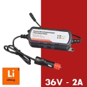 Chargeur universel de batterie de vlo lectrique EZA 36V-2A