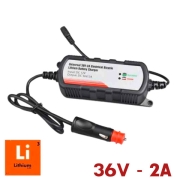 Chargeur universel de batterie de vlo lectrique EZA 36V-2A