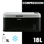 Glacire 18L  compression 12/24V et 230V MESTIC MCC-18 AC/DC