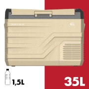 Glacire 35L  compression 12/24V EZA Blizz-E One 35 Beige