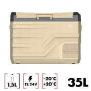 Glacire 35L  compression 12/24V EZA Blizz-E One 35 Beige